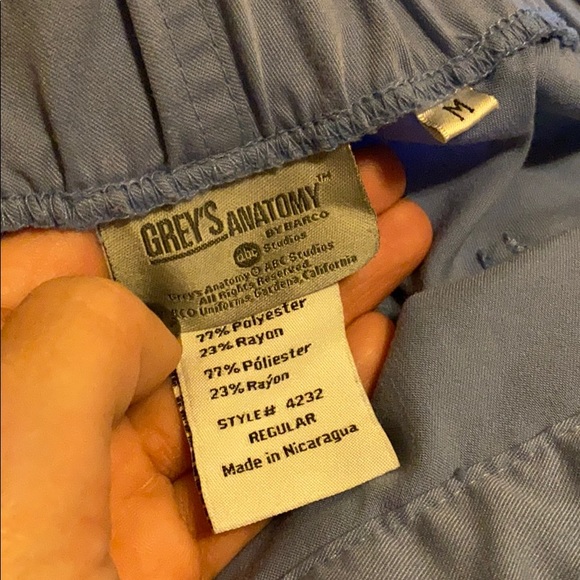 Grey’s Anatomy Light Blue Scrub Pants - Picture 3 of 7